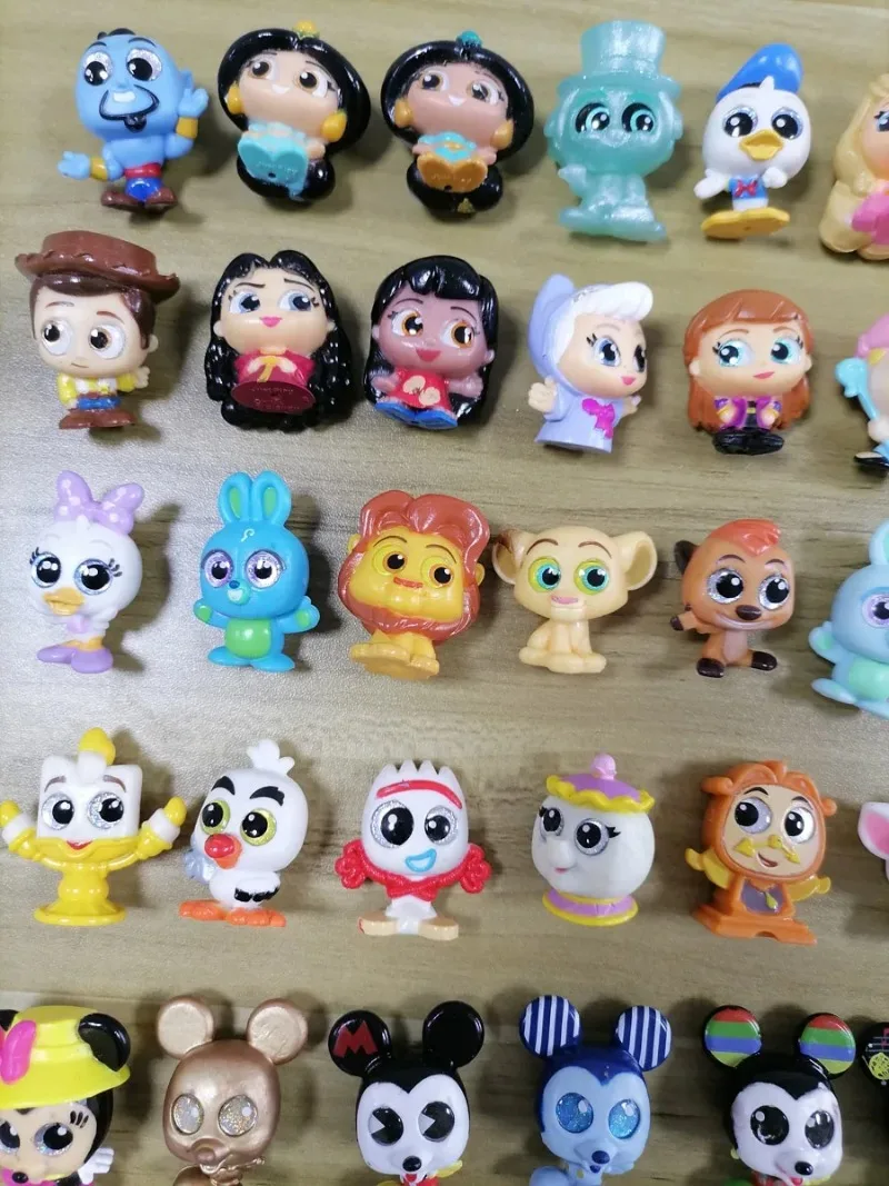 Disney Doorables Cartoon Glass Eyes Doll Collectibles Rare Figurine Cute Action Figure Children Birthday Gifts