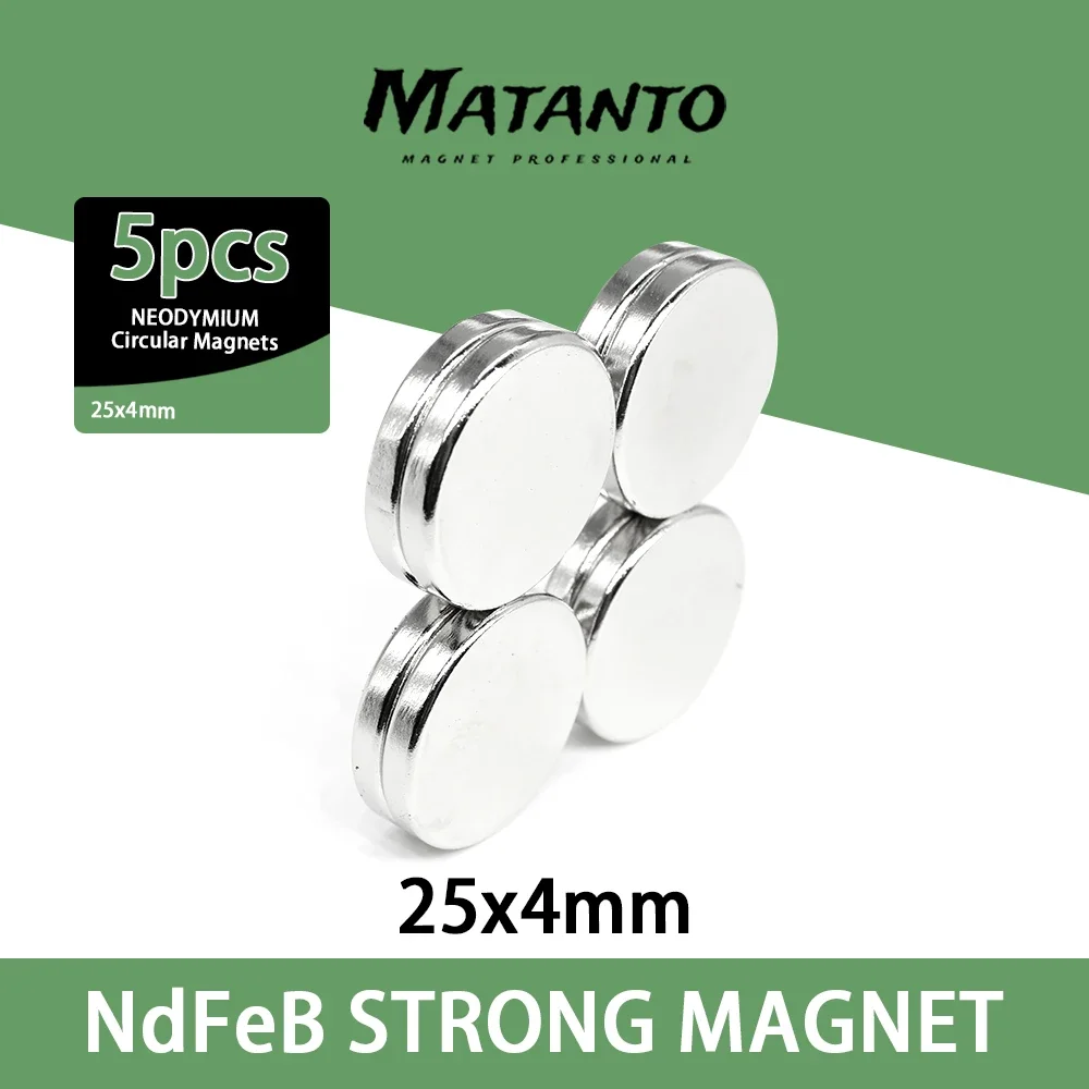 

2/5/10/15/20/30PCS 25x4mm Powerful Magnets 25mmx4mm Permanent Round Magnet Fridge Neodymium Magnetic Super Strong magnet 25*4 mm