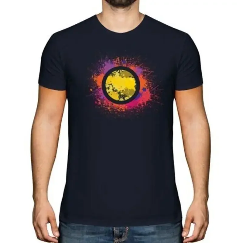 Flower Splatter Knit Gift T-Shirt Watercolor Painting