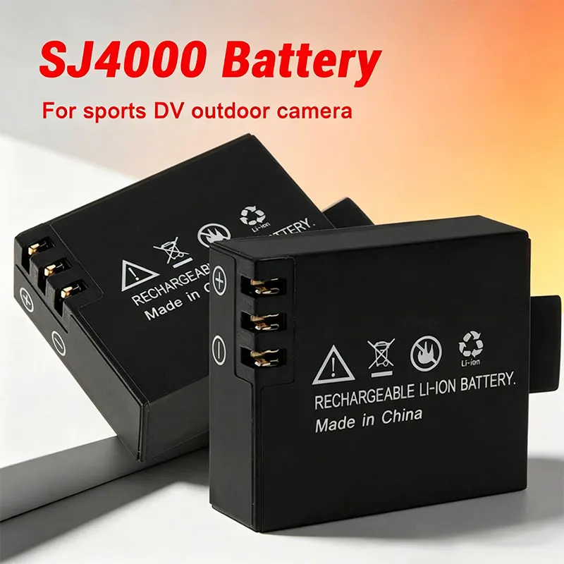 3,7 V 900 mAh Lithium-Ionen-Akku für SJCAM-Akkus SJ4000 SJ5000 SJ6000 SJ7000 SJ8000 SJ9000 WiFi M10 H8 H9 Sport-DV-Kamera