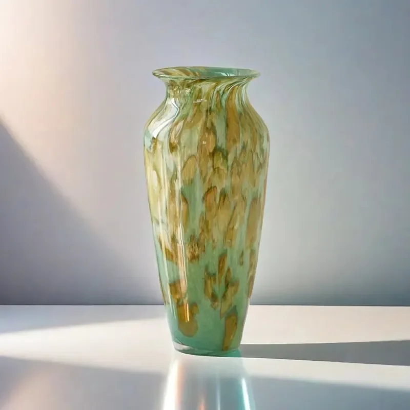 for Modern Rock Texture Glazed Vase Art Advanced Light Luxury Hydroponic Lily Flower Arrangement Pendulum