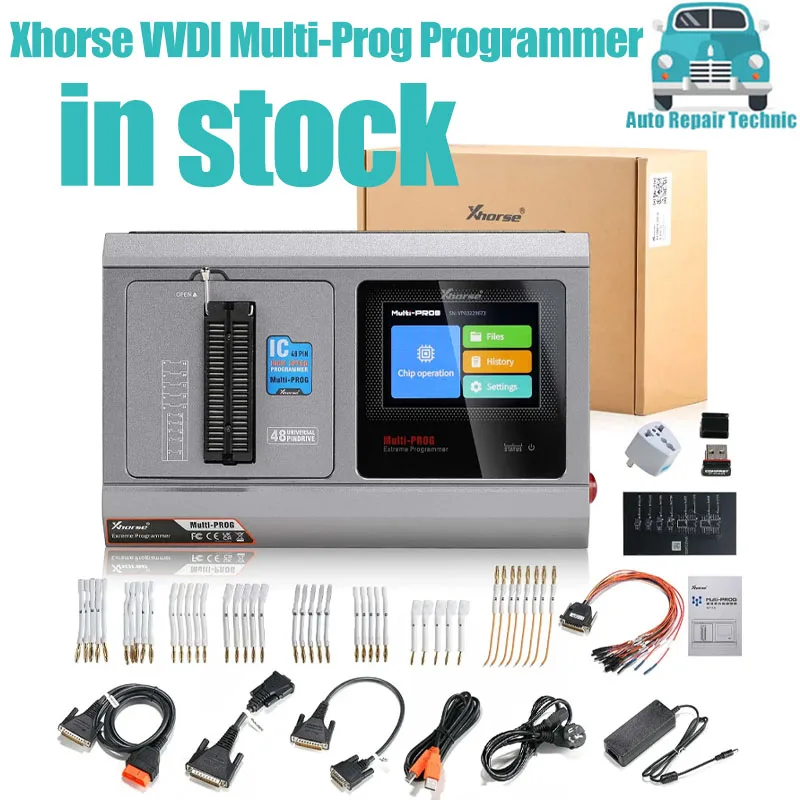 

XHORSE MultiProg Pro-level Multi Prog Programmer Read Write MCU and EEPROM Update Version of VVDI Prog with Free MQB48 License