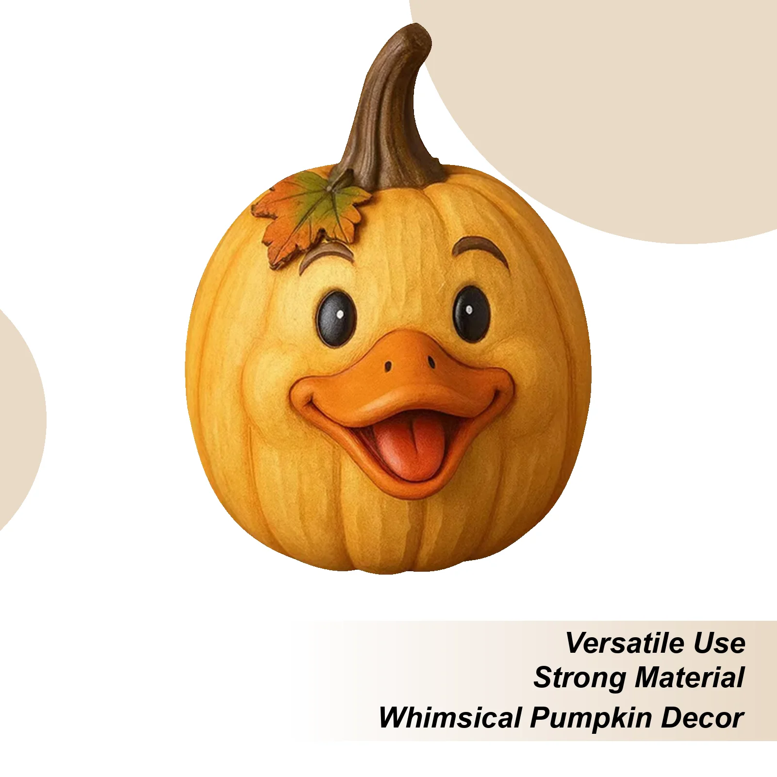 Farm Animal Pumpkin Figurines Cow Duck Sheep Chicken Pumpkin Display Ornament Resin Art Decoration Sculpture Ornament For Indoor