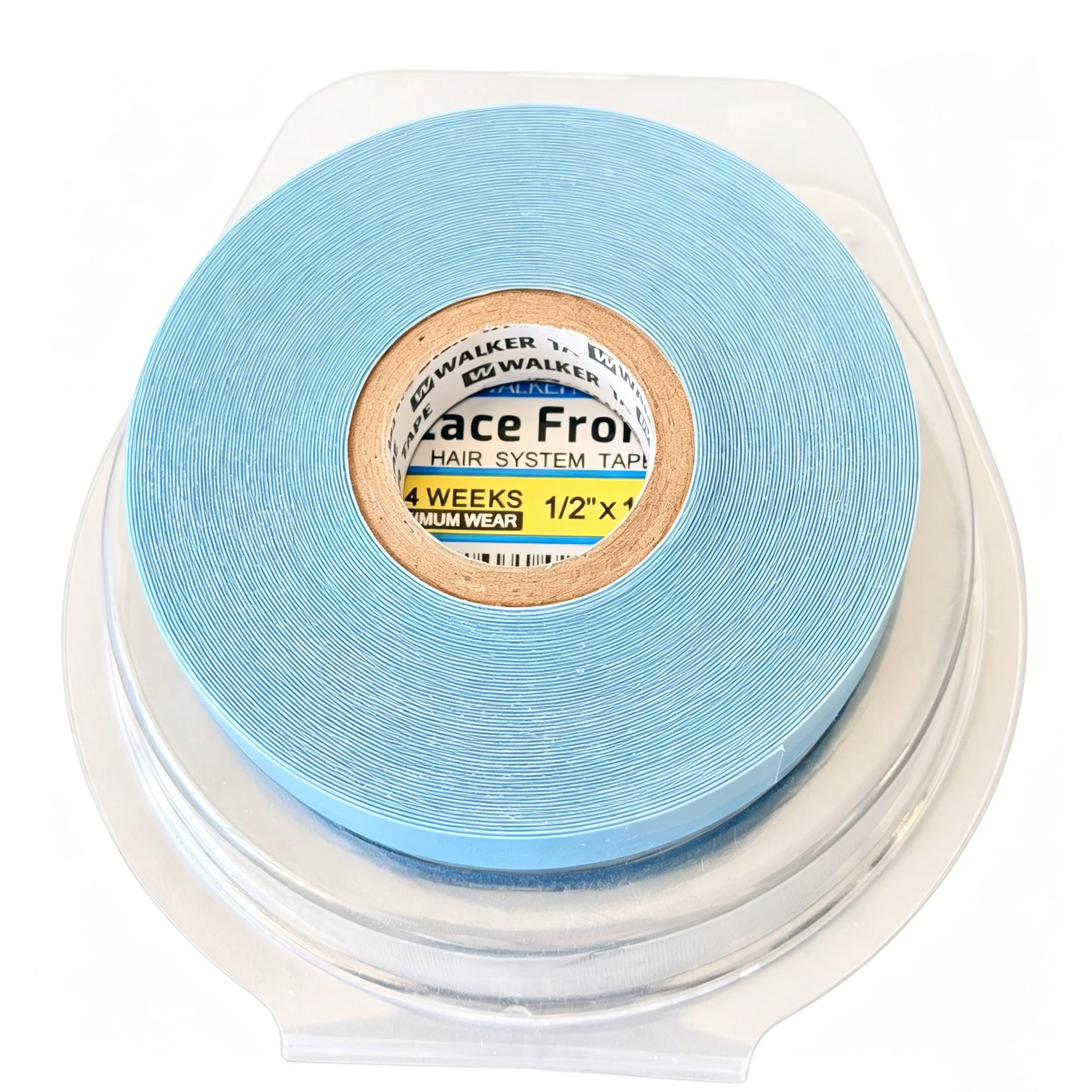 Blue Lace Front Wig Tape with Case, 0.8/1.27/2.54cm 3 YARDS/12YARDS/36YARDS Double Sided Adhesive Tape for Hair System Toupee