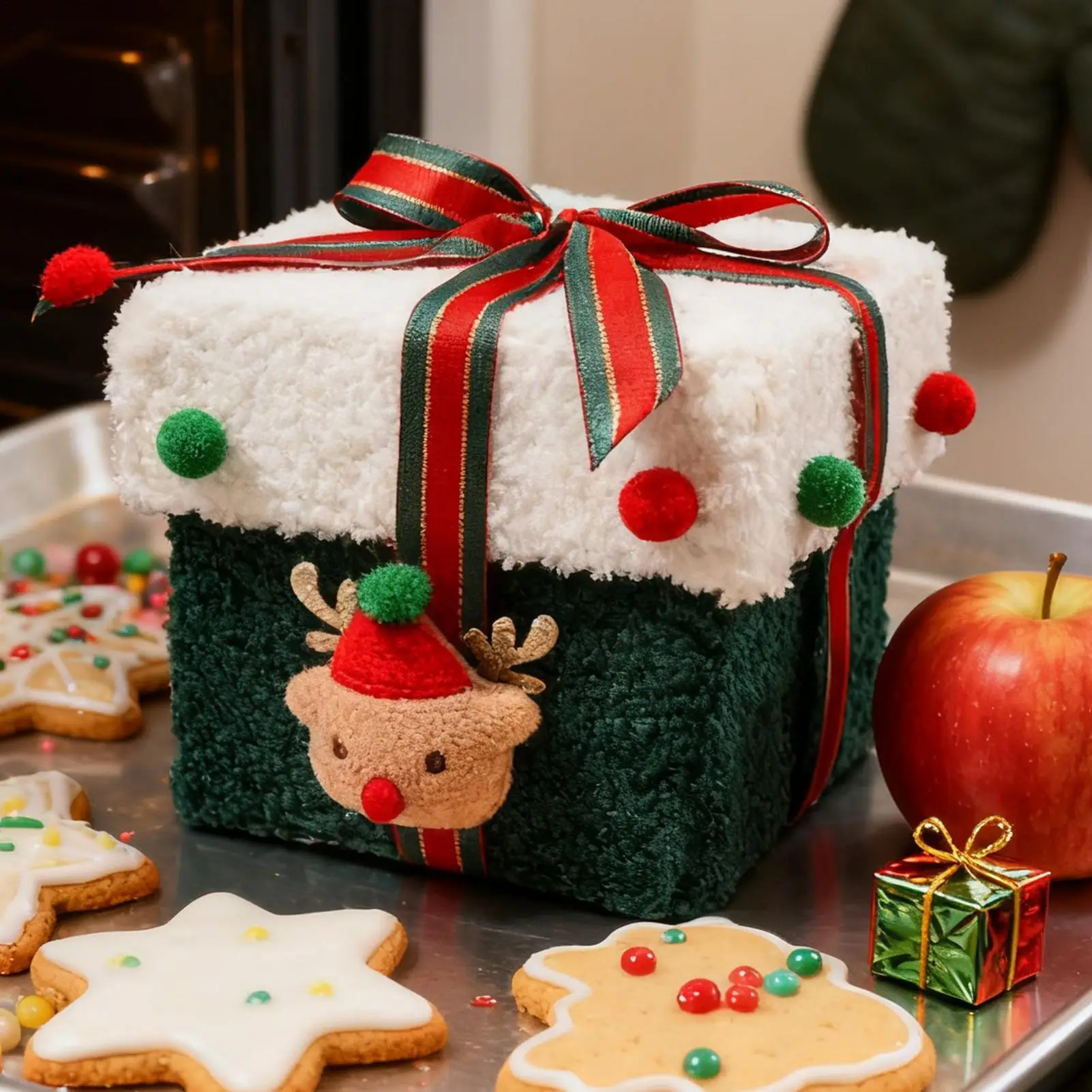 

Рождественские коробки конфет, сезонные украшения, праздничные коробки для вечеринок, сувениры для фруктов ручной работы, сувениры для чулок, сезонные