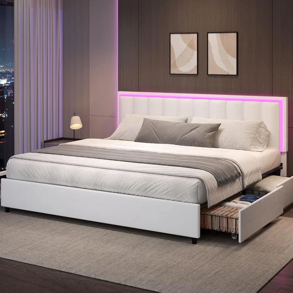 Size Bed Frame With…