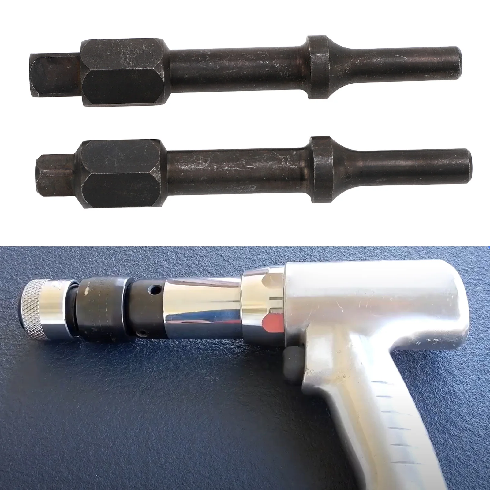 Pneumatic Breaker Set 37315 3/8in 1/2in Pneumatic Air Hammer Bit for Bearing Fastener Caliper Removal 37316