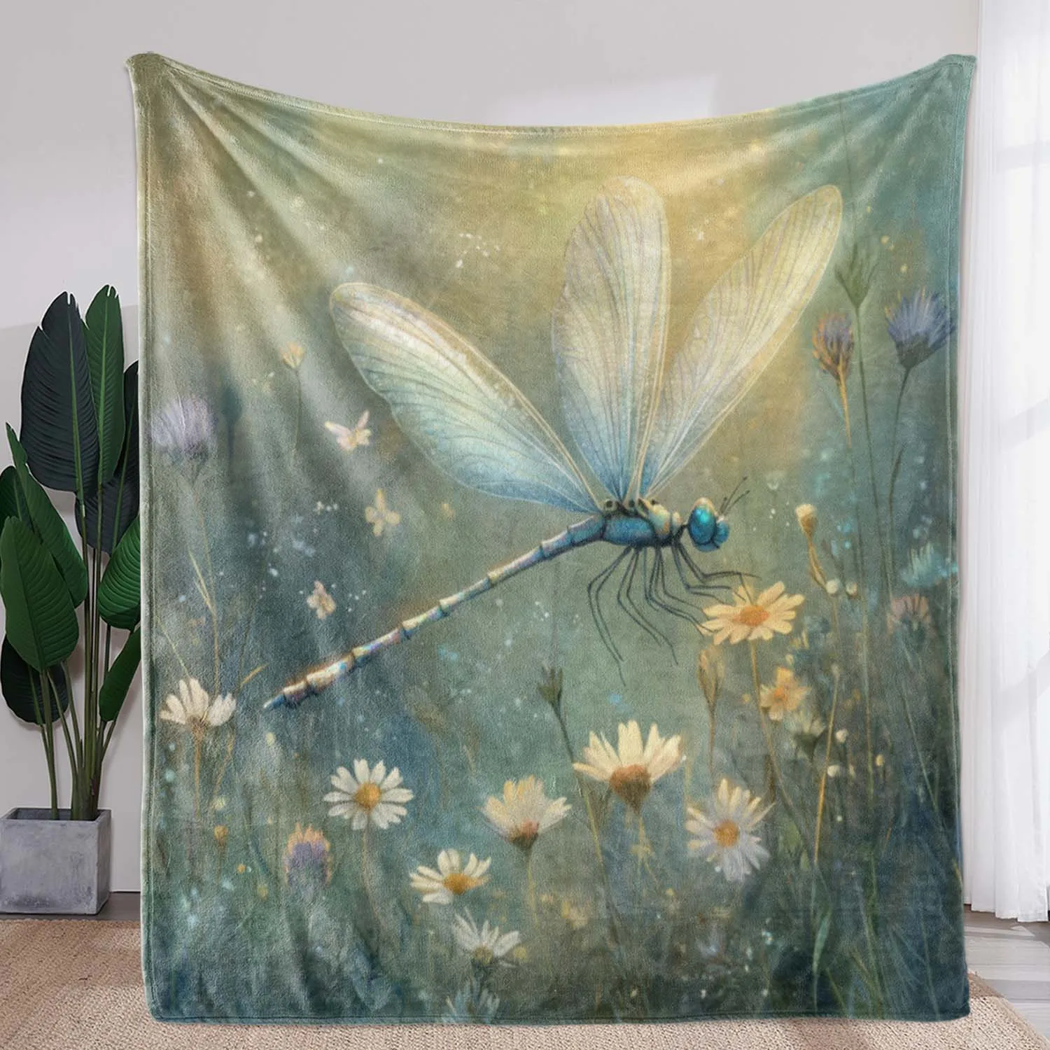 

Фланелевое одеяло с принтом — мягкое, уютное, всесезонное покрывало для дивана, кровати, автомобиля, офиса, кемпинга и путешествий — винтажный стиль