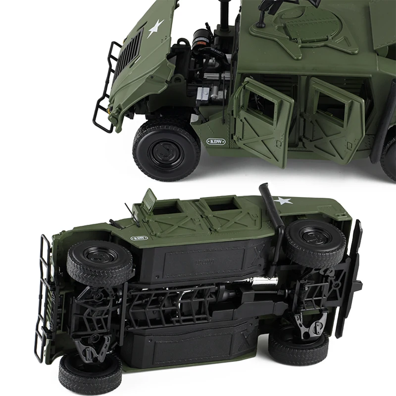 1:18 Hummer H1 Alloy Military Explosion Proof Car Model Diecasts Simulation Metal Off-road Vehicles Armored Car Model Kids Gifts