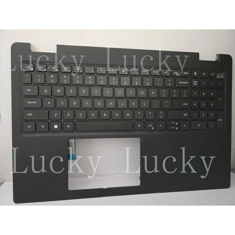 

f for Dell Latitude 3520 Black Laptop Upper Case Palmrest US Keyboard DJP76 0DJP76