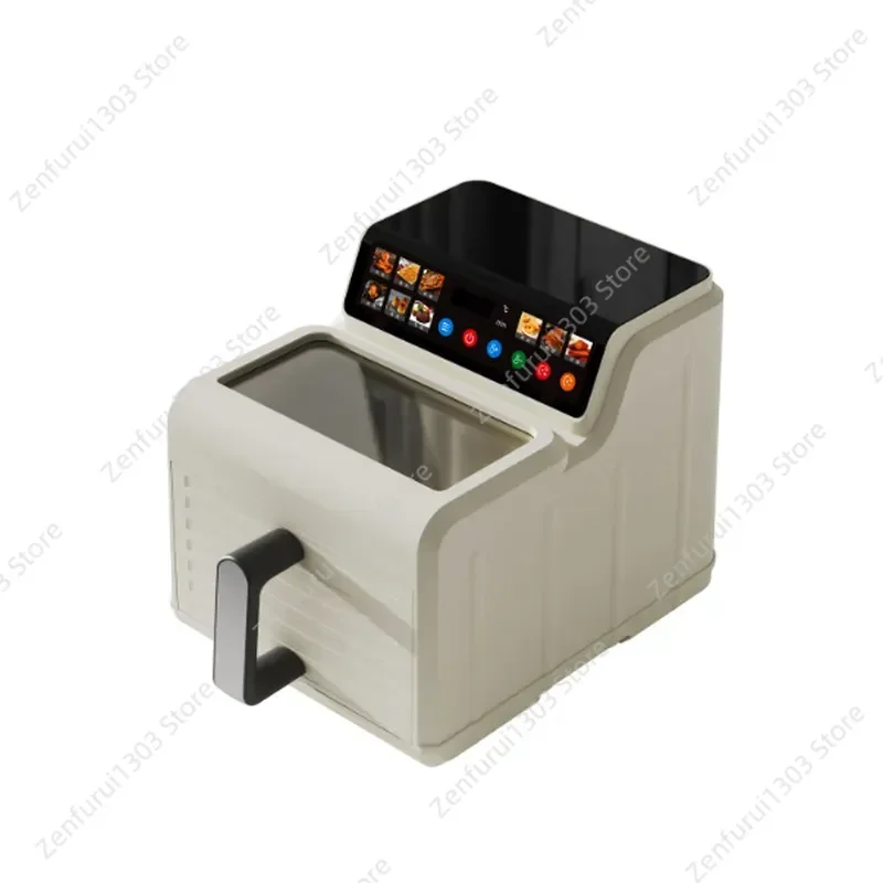 For New 7L Air Fryer Visual Uncoated Stainless Steel Electric French Fry Machine Household Large Capacity 110V