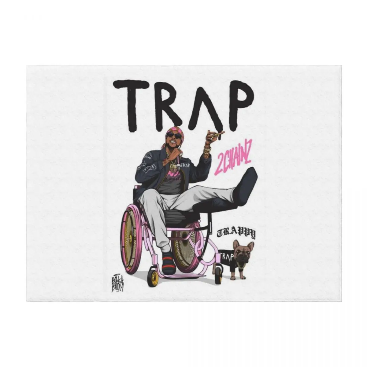

TRAP 2 Chainz Throw Blanket Sofa Throw Shaggy Quilt Bed Blankets