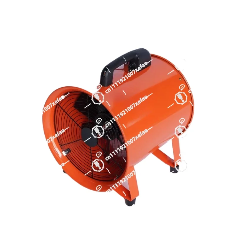 Portable ventilator Heavy duty cylinder fan Workshop exhaust blower Industrial practical blower with 5m flexible air duct