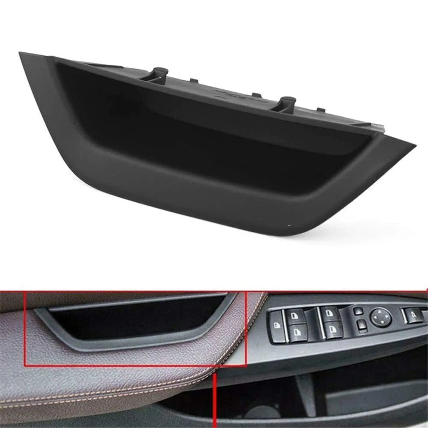 Front Left Door Interior Inner Handle Pull Trim 51417250307 for BMW F25 F26 X3 X4 2011-2017