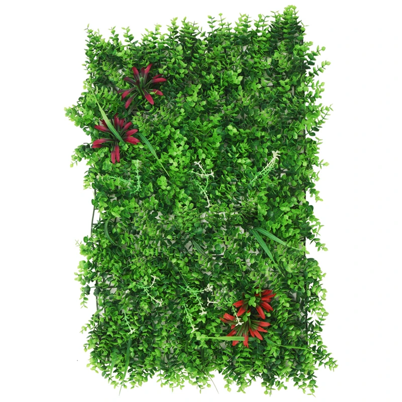 

60X40cm Artificial Meadow Artificial Grass Wall Panel For Wedding Or Home Decorations - 2