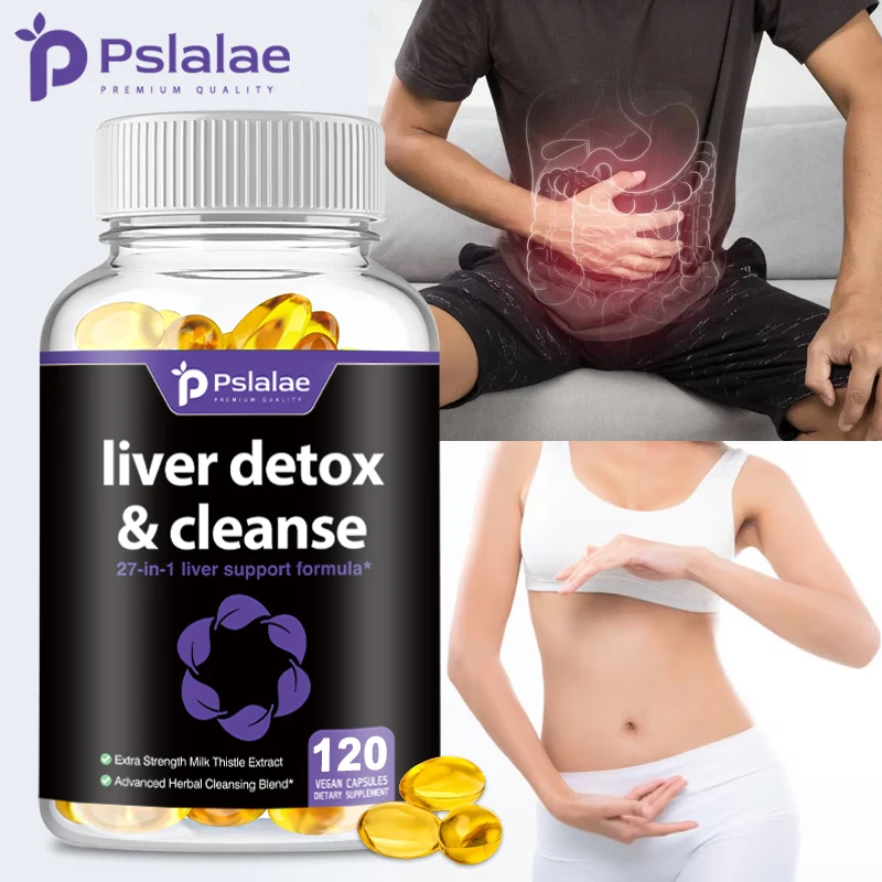 Liver Detox & Cleanse 27-in-1 Liver Support Formula - Promotes Energy, Metabolism, Digestive Health, and Immune System Function