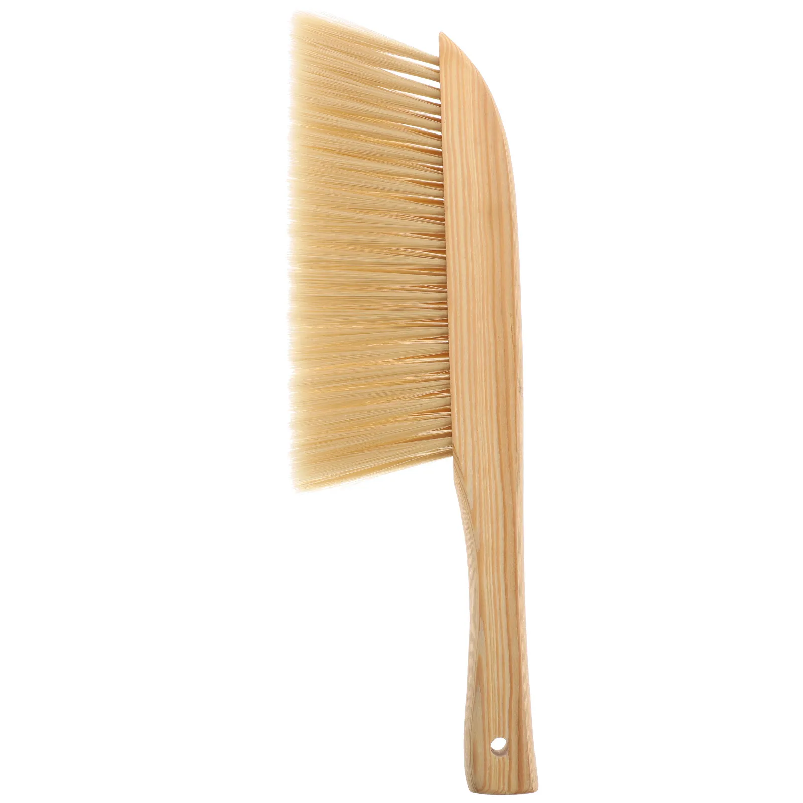 1Pcs Plastic Bristle Bed Brush Wooden Handle Efficient Cleaning Brush Slender Bristles for Home Car Desktop Keyboard Dusting