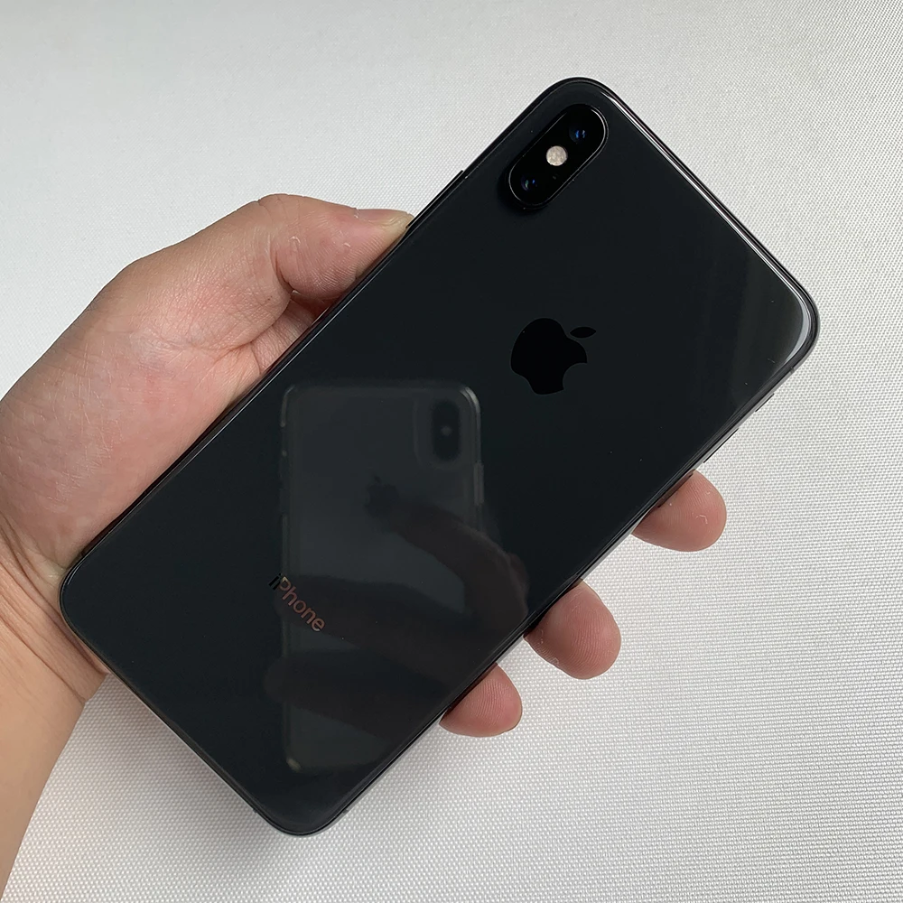 هاتف iPhone X الأصلي ثلاثي الأبعاد يعمل باللمس 3GB RAM 64GB/256GB ROM Face ID 5.8 "شاشة OLED 12MP + 7MP Hexa Core iphone x هاتف محمول