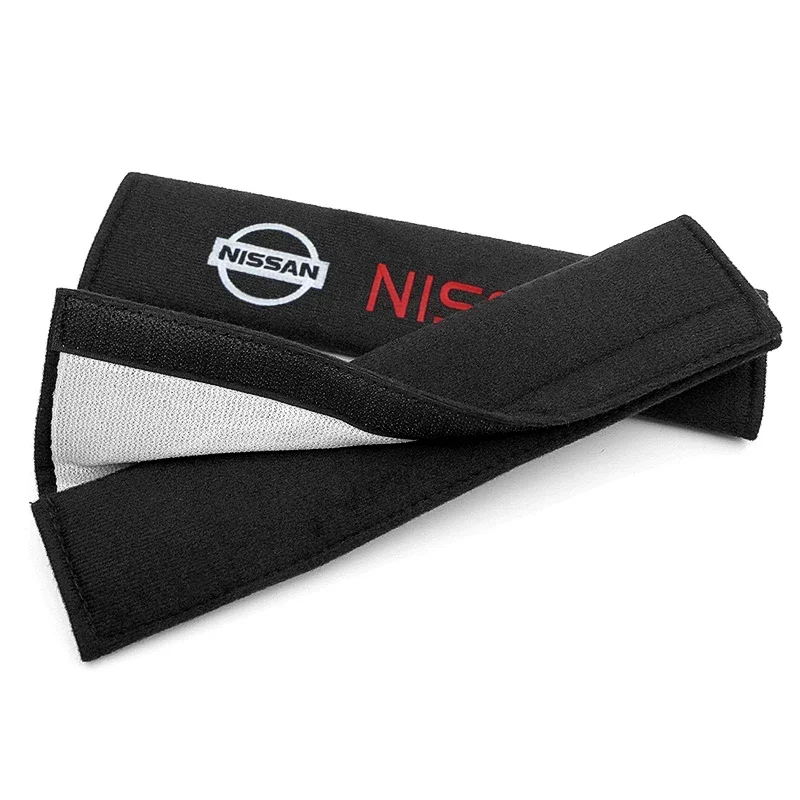 

Car Seat Belt Cover styled Cotton Safety Shoulder Protector For Nissan X-Trail T32 T31 Qashqai Tiida Teana Car Styling