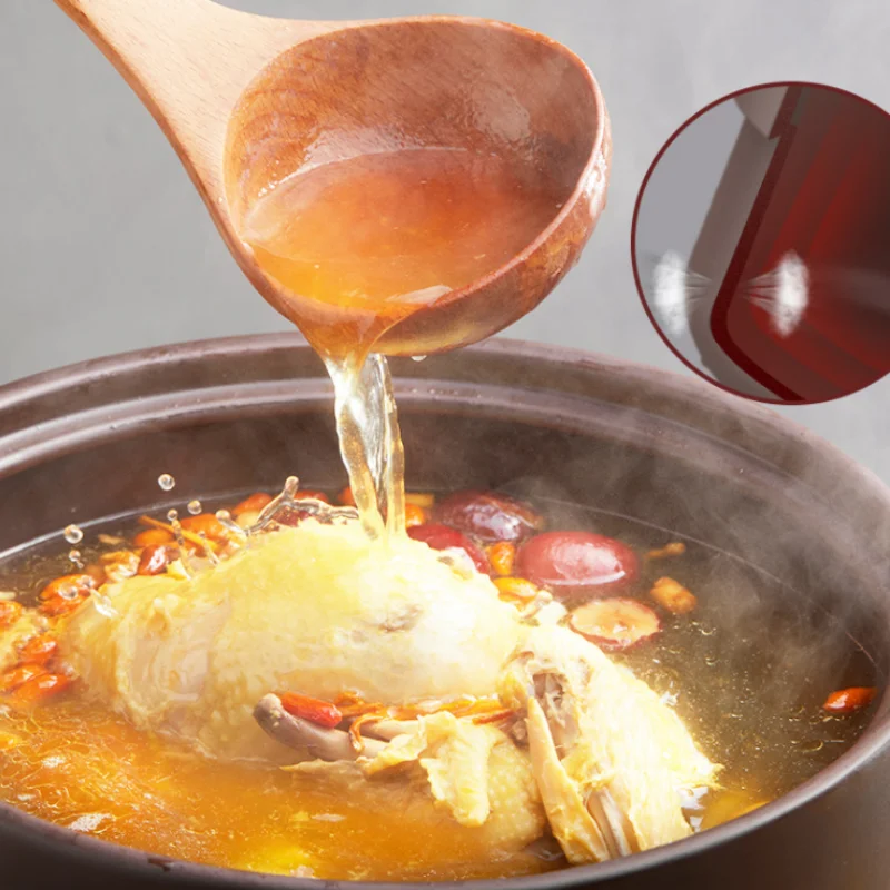 وعاء الطبخ الكهربائية 5L المنزلية سعة كبيرة التلقائي وعاء الطبخ كونجي الأرجواني السيراميك خزفي Stewing كوب الذكاء