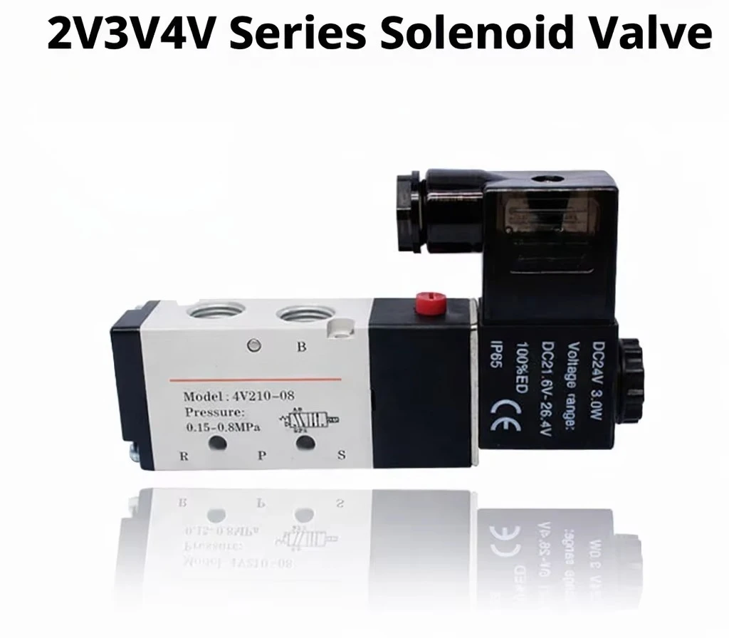 4V210-08A Pneumatic Solenoid Valve for Pneumatic Control System Industrial Air Control Component