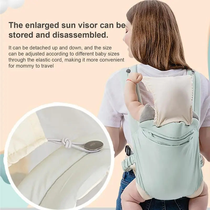 Baby Carrier Sling Wrap Newborn Kangaroo Shoulder Strap Multifunctional Toddler Ergonomic Backpacks Outdoor Travel Accessories