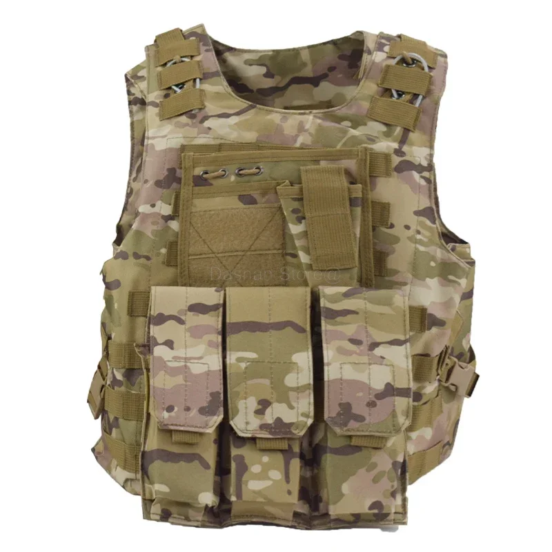 New Amphibious Tactical Military Assault Panel Vest CS Outdoor Jungle Equipment Field Protective Equipment Hunting Combat Vest