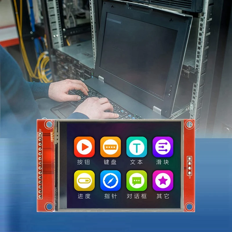 Spi tft lcdディスプレイモジュール、シリアルポート、51ドライブ、ili9341v、240x320、5x 2.8 "、stm32