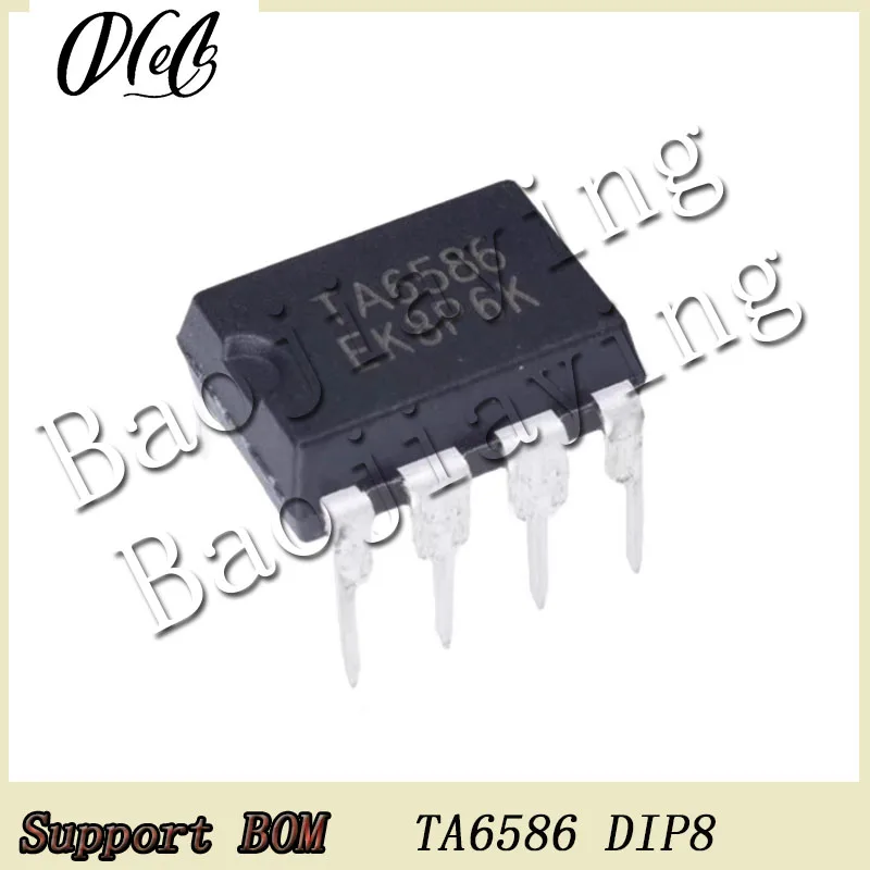 10PCS/Lot TA6586 6586 DIP-8 IC Chip For Motor Drive