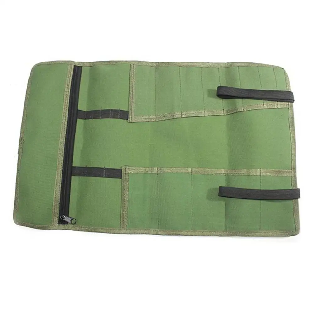 with Smooth Zipper Tool Holder Quality Canvas Water Resistant Electrician Tool Bag Canvas Pouch Tool Organizer Tool Bags