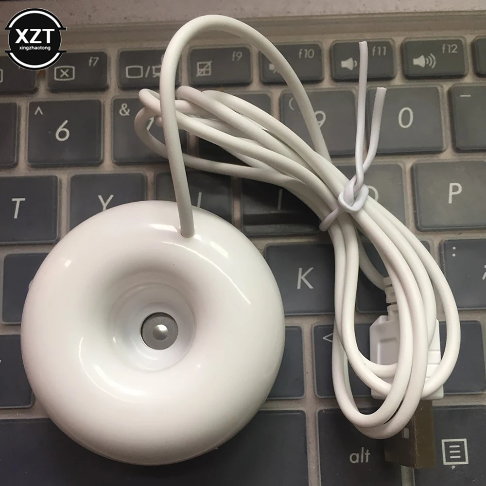 Mini Donut Negative Ion Humidifier USB USB Air Humidifier Purifier Aroma Diffuser Steam for Home Purifier Diffuser Steam