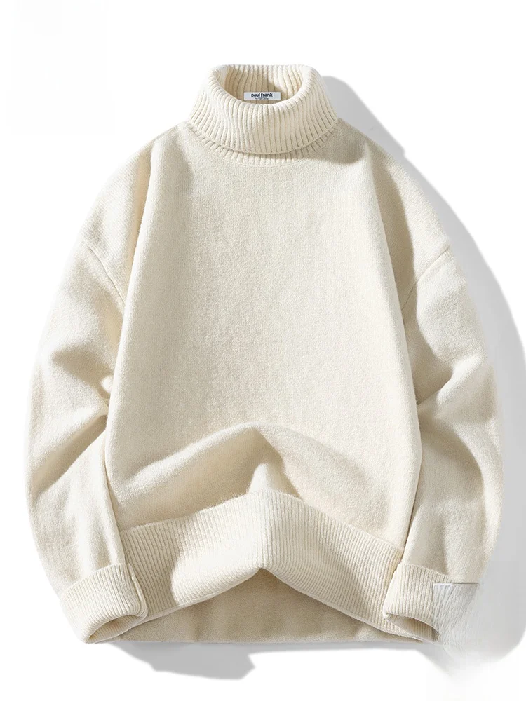 

PaulFrank Casual Knitted Loose Fit f High Ne Men's Sweater Autumn Warm Comfortable Knitwear Faionable Street Sle