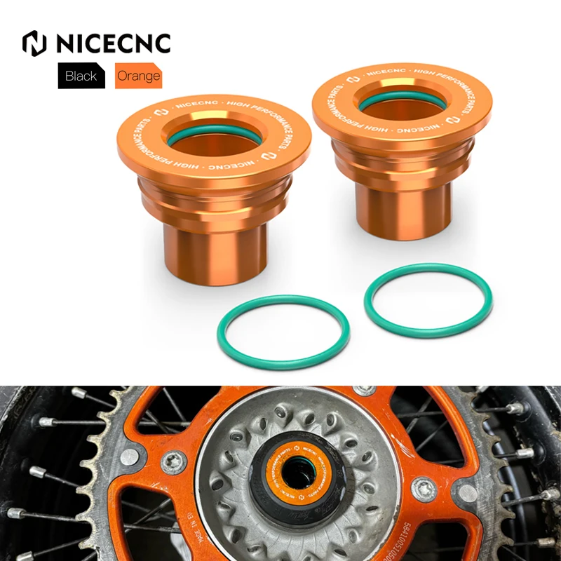 ل KTM 2024 EXC 300 22 مللي متر الفواصل العجلات الخلفية محور الياقات EXC-F 350 450 XCW 500 XCWF 2024 SX 125 250 SXF 450 XC XCF 2023 2024