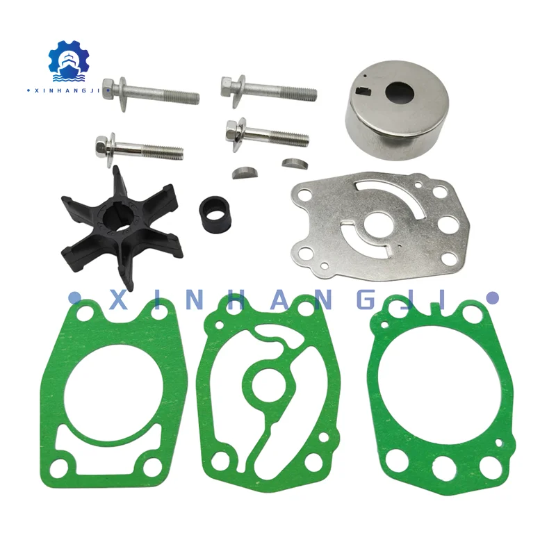 6F5-W0078 Water Pump Impeller Repair Kit Made in TaiWan For Yamaha 2 Stroke 40HP C40 Outboard 6F5-W0078-A0 6F5-44352-A0