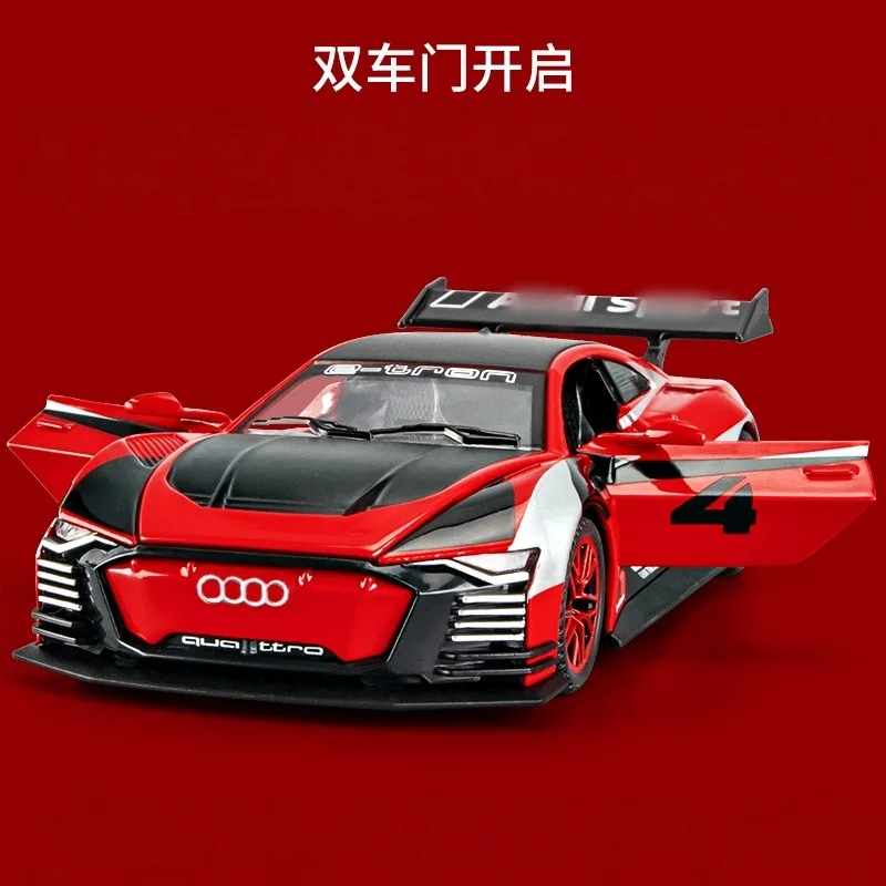 1:32 simulação jogo de corrida liga modelo carro crianças som e luz puxar para trás brinquedos diecast liga modelo carro colecionável
