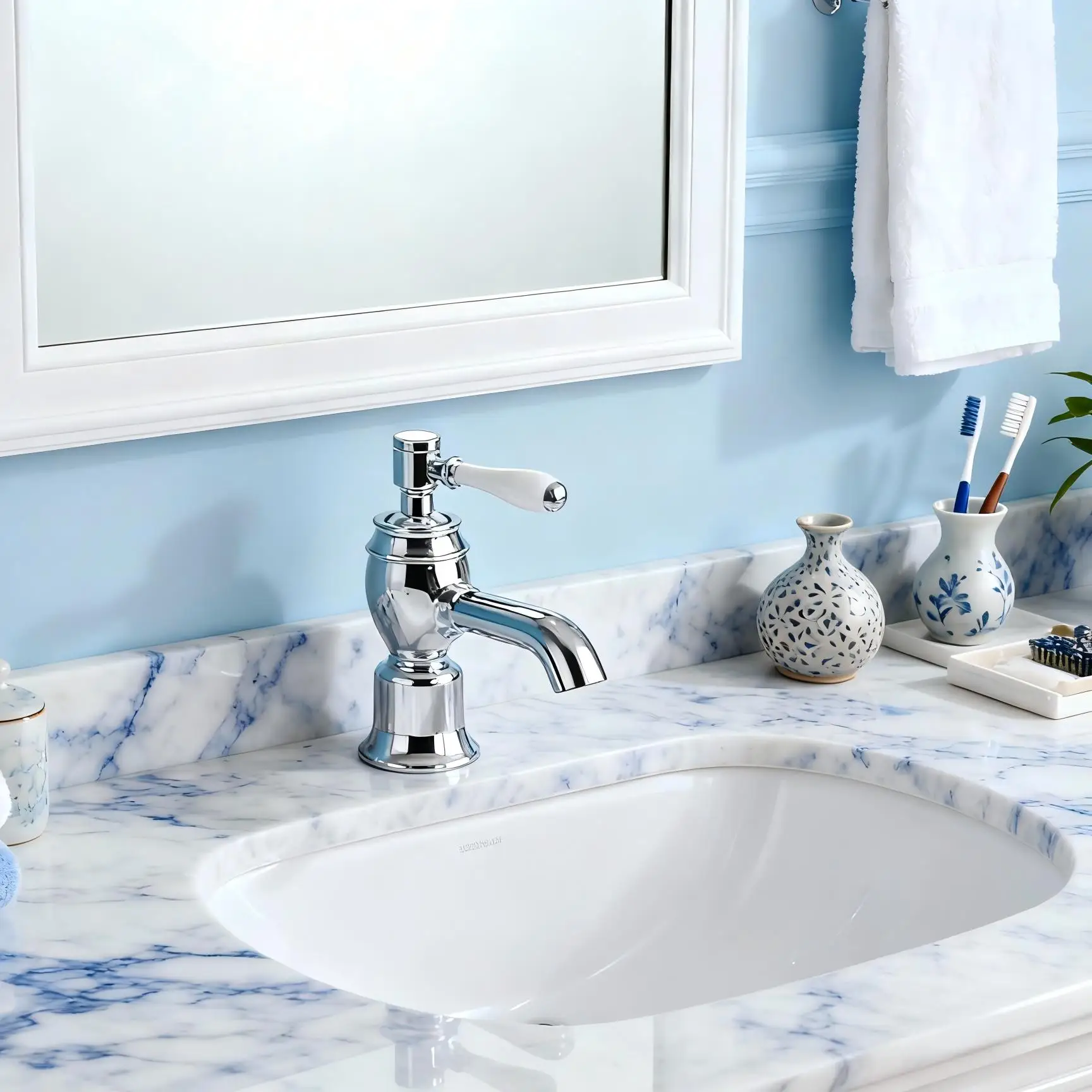 2025 Classical High-End British Style Customization Brass Deck Mounted Single Handle Tap Faucet 5 Years Warranty