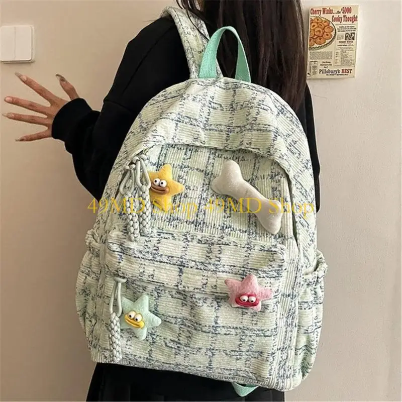 49MD 2023 Travel Bag Double Strap Shoulder Bag Large Capacity Bag for Girl Backpack
