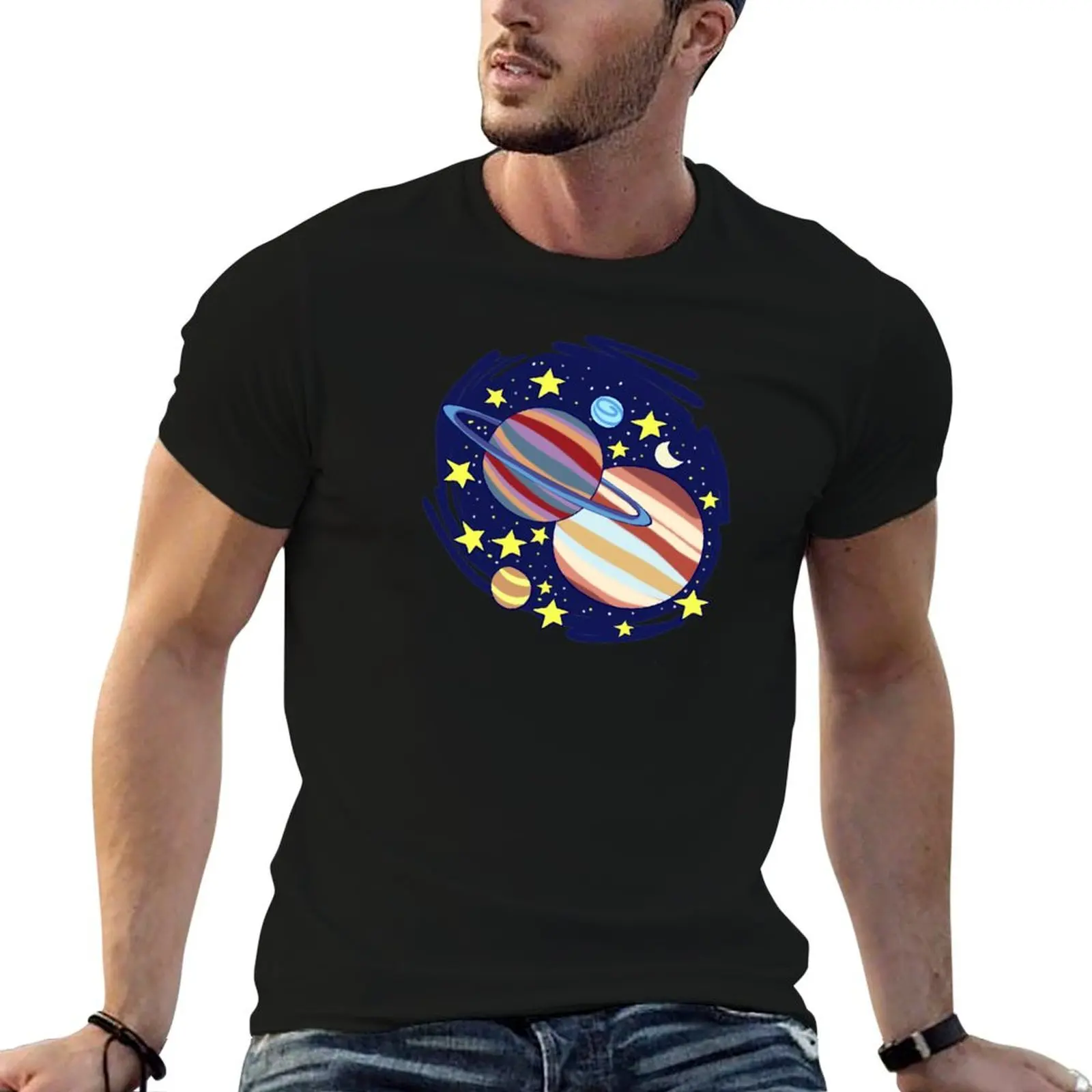 

The Great Conjunction (Jupiter and Saturn) T-Shirt funny t shirts man man t shirts graphic T-Shirt