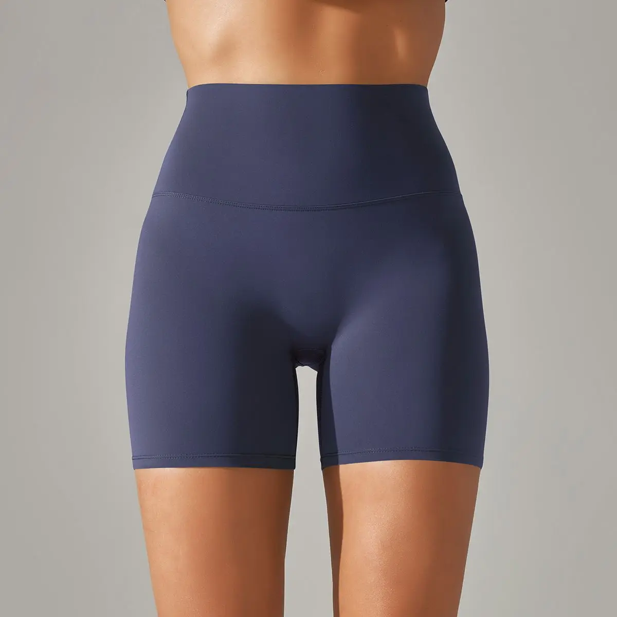 Short de sport moulant taille haute pour femme, legging de yoga doux, short de gym athlétique, squat verde, poupée de qualité, cyclisme