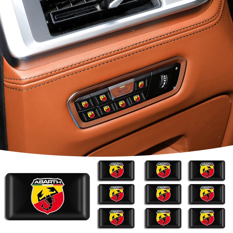 3D Epoxy Car Exterior/Interior Decoration Small Sticker For Abarth BMW M Mercedes Benz AMG Audi Sline Mazda Cadillac Land Rover