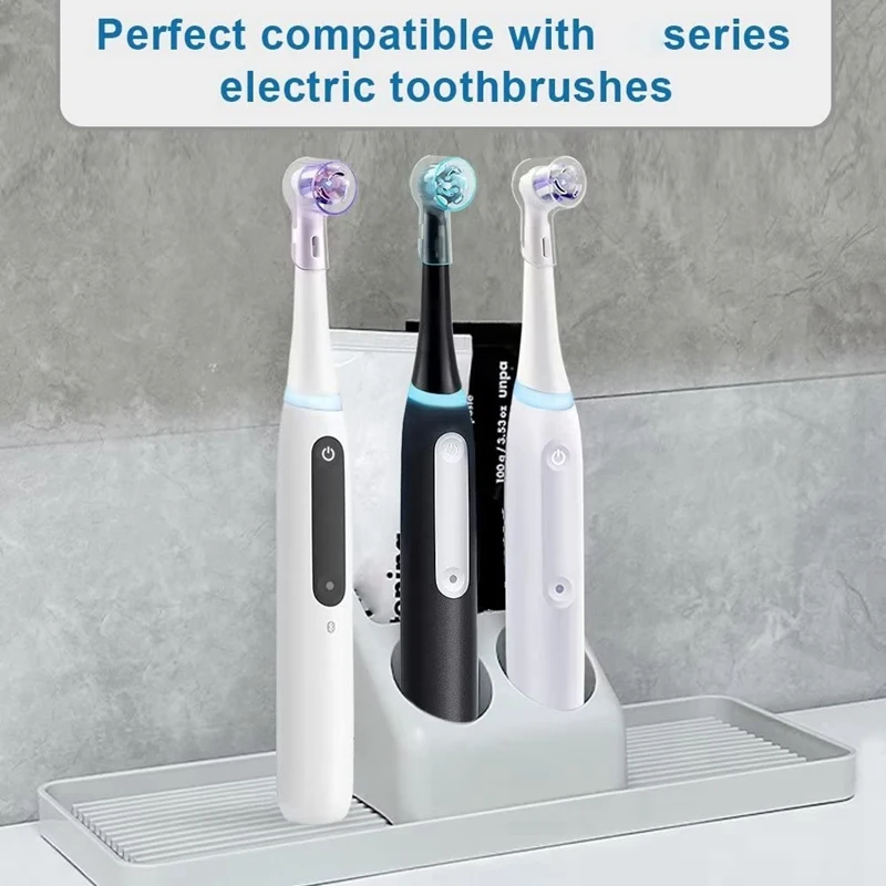 6 Pack Toothbrush Heads Dustproof Cover Compatible For Oral B, Fits For Oral-B IO Series, Convenient Travel