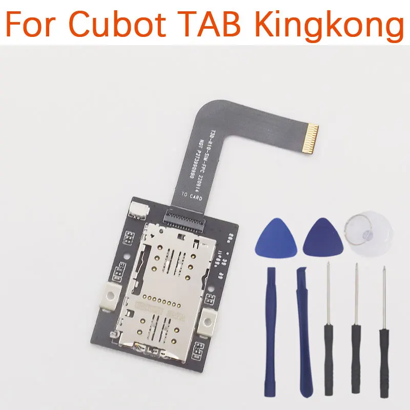 New Original Cubot Tab Kingkong SIM Card Slot holder SIM Card Transfer Cable flex FPC For Cubot Tab Kingkong Tablet