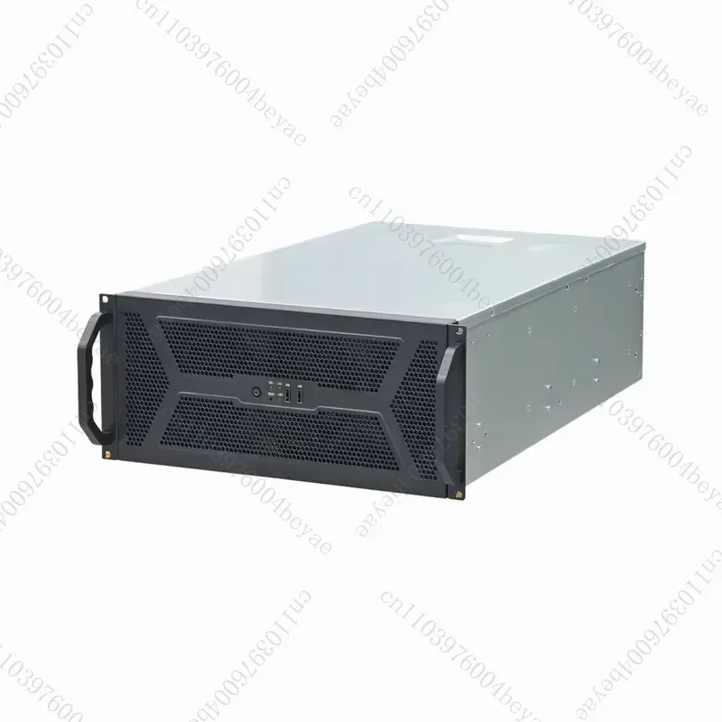 4U rack-mounted GPU server chassis with support for multi-card modular power supplies