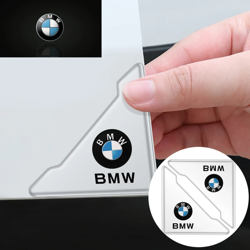 

2Pcs For BMW X1 X2 X3 X5 X4 X6 X7 G30 G20 G32 G11 G12 Silicone Car Door Corner Cover Anti-Collision Scratch Protection Stickers