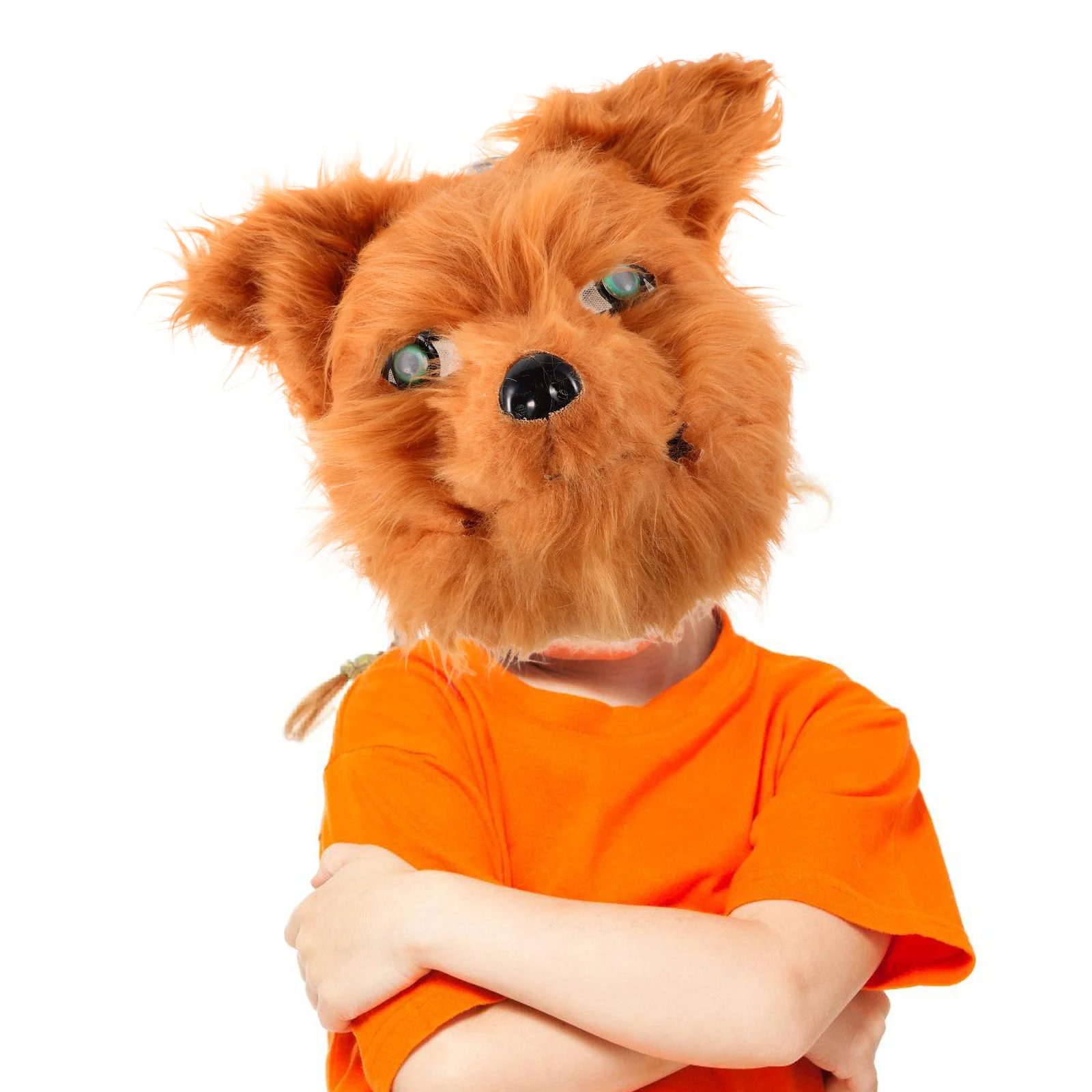 

Wolf Mask Adult Cosplay Carnival Animal Costume Halloween Props Masquerade Masks Prom Unique Design Open Mouth Half Face