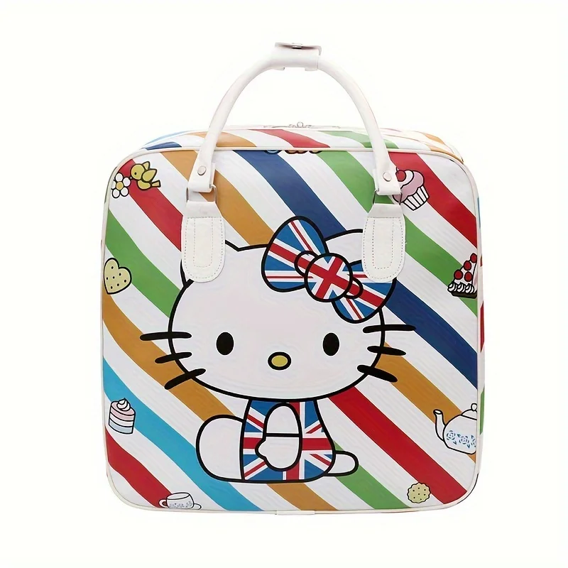 MINISO New Sanrio Hello Kitty Stylish Travel Bag  Spacious & Durable Women\'s Weekender with Adorable Design Lightweight Handbag