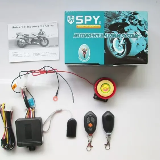 factory direct SPY Skooter Moto Bike Security Alarm Motorcycle Anti Thief System Alarm Motorcycle Burglar Alarm systems