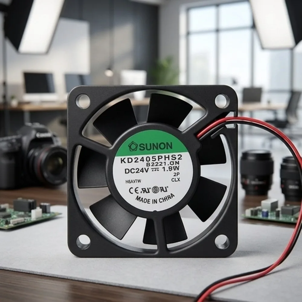 For SUNON KD2405PHS2 5015 DC24V 1.9W 50*50*15MM 2-wire Inverter Cooling Fan