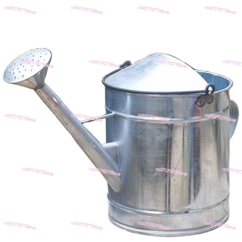 

Thickened Galvanized Stainless Iron Skin Kettle Flowers Watering Bucket Vegetables Agricultural Flowers