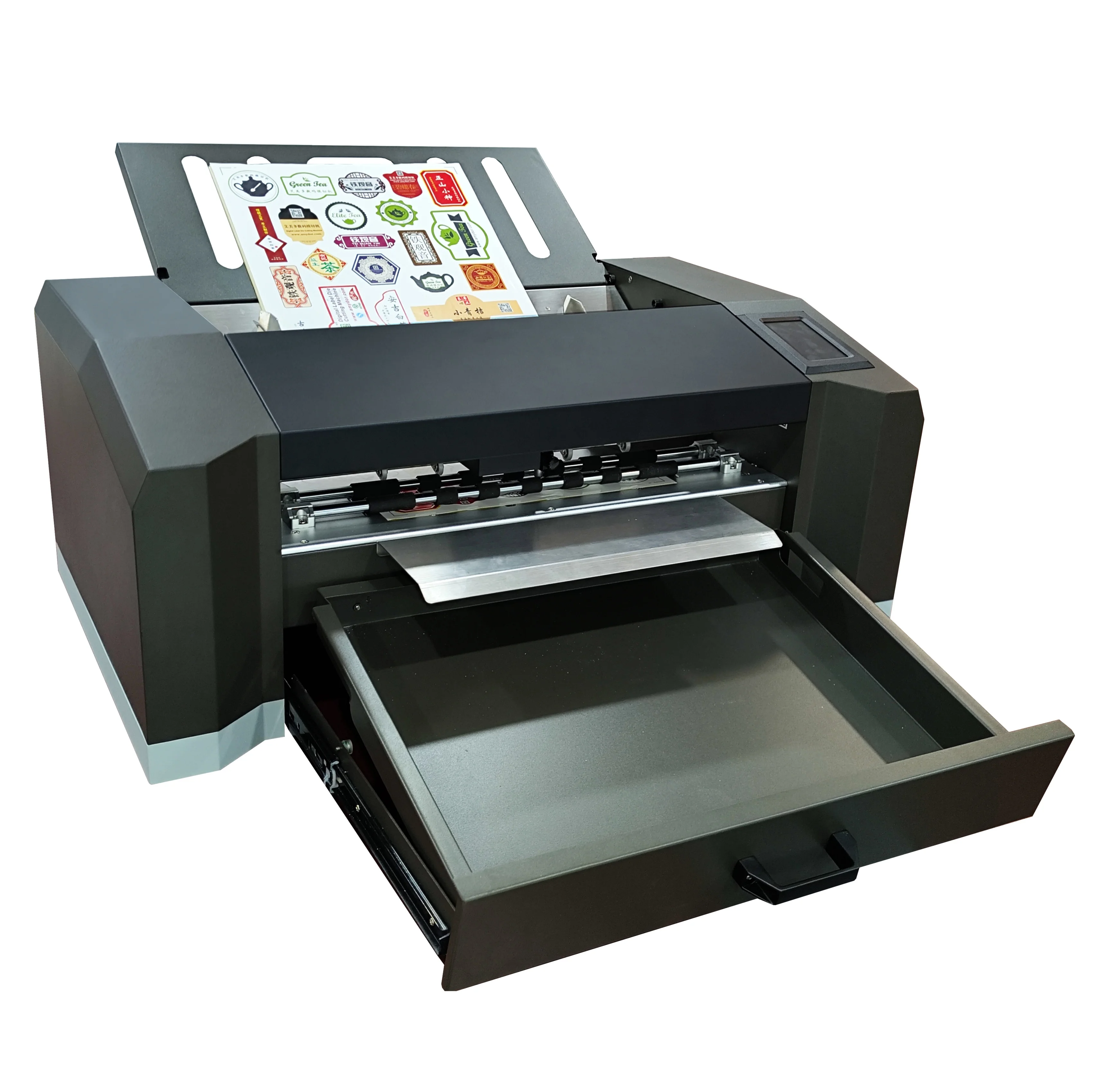 SG-360SD Automatic Label Die Cutter Servo Motor Sticker Cutter A3 Size Adhesive Paper Full&Half Cutting Machine